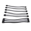 6PCS PC Extension Cable Set 30cm 24 Pin Motherboard Extension