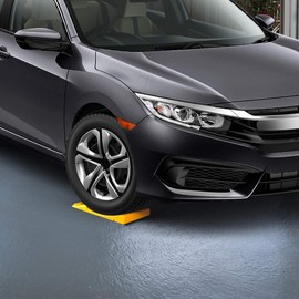 VaygWay Car Tire Saver Ramps - 8 Pack for Storage - Portable Highly Visible Yellow Cradle Vehicle Travel Ramps - Flat Spot and Flat Tire Prevention