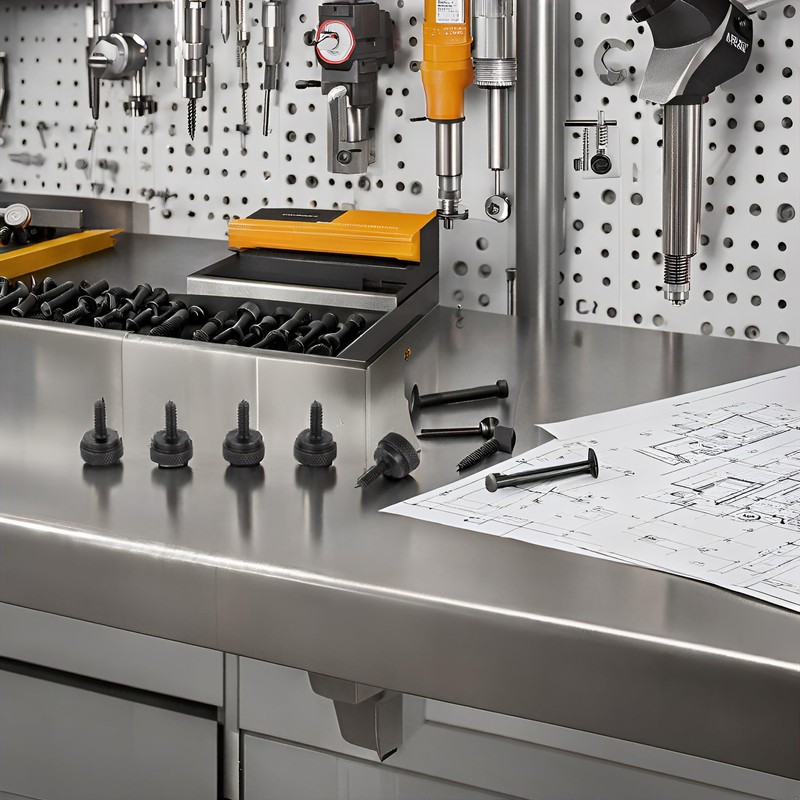 PrecisionGeek - Shoulder Thumb Screws Blackened Steel M6 x 10mm