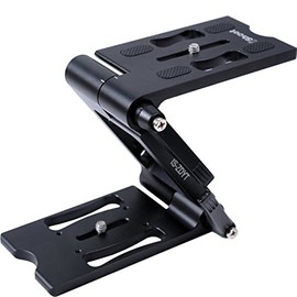 All-Metal Z Folding Ball Head Quick Release Plate/Vertical Shoot Camera Holder/Macro Shoot Pan Tilt Head/Flash Bracket for Arca-Swiss Fit Tripod Ballhead