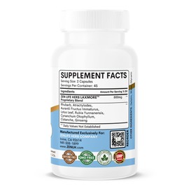 ZEN LIFE HERB LAXMORE I Poop More Max Strength 100% Natural Plant-Based Supplement (90 Capsules)
