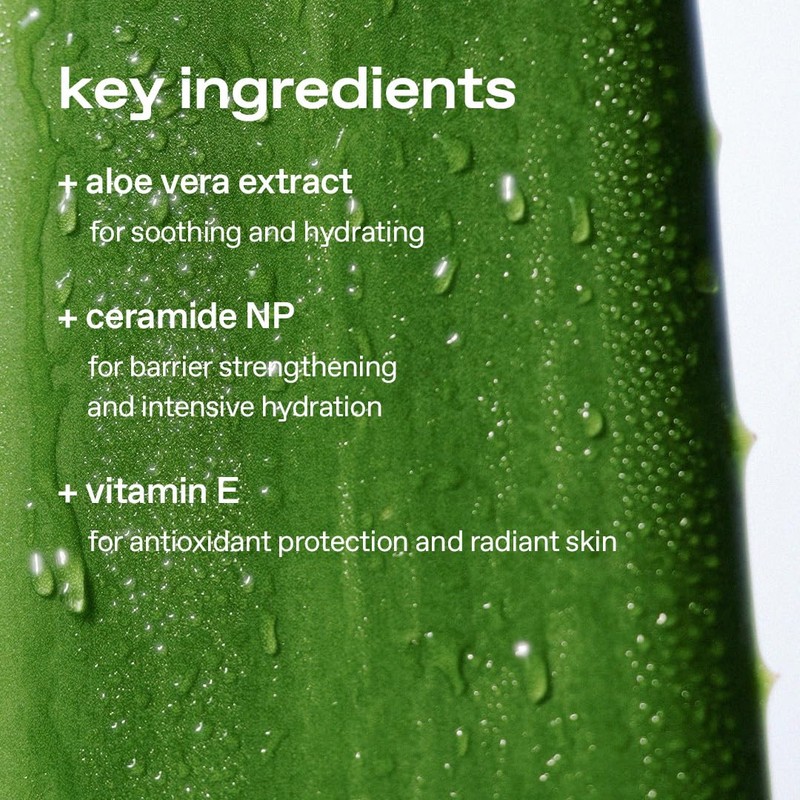 glow Aloe Barrier Support Cream, Calming & Moisturizing, Formulated with