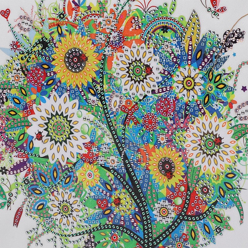 Diamond Painting Tree Storage Box Foldable Resin DIY Painting Kits