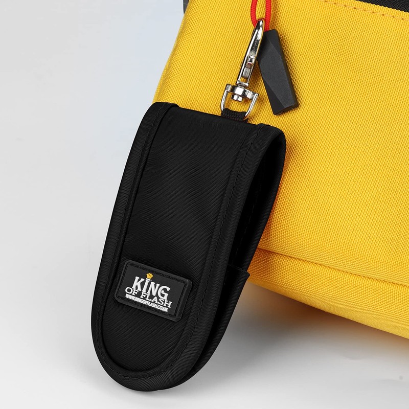 KING OF FLASH Portable Flash Drive Shuttle Carry Case, Black