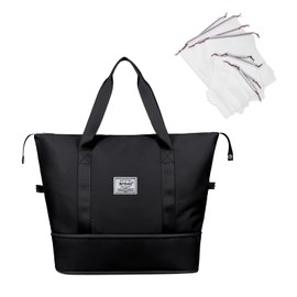 NPBAG Women Travel Duffel, Multi Functional Large Expandable Weekender Carry-on Tote, Gym Workout Overnight Bag, Mommy Hospital Bag for Labor and Delivery