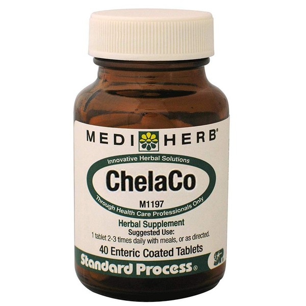 MEDIHERB CHELACO - Protect Liver Tissue and a Liver Tonic - Provide Antioxidant Activity - Supporting Normal Cellular Defenses - Non-GMO - Organic Herbal Supplements - Made in The USA - 40 Tabs
