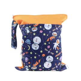 Hi Sprout Grab and Go - Bolsas de pañales impermeables lavables y reutilizables para pañales húmedos y secos, para invierno