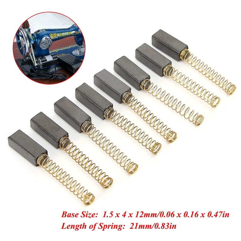 MAGT Carbon Brushes for Sewing Machine, 100 Pieces Sewing Machines,