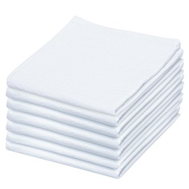 Flour Sack Towels | Tea Towel for Crafts| Kitchen Dish | Cotton Blank Towel for Embroidery| Baking Bread Proofing Linen Cover| Thick Absorbent Quick Dry| 7 Pack 33"x38" White