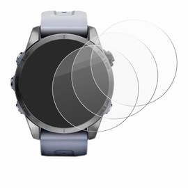 BROTECT Pack of 3 Protective Glass for Garmin Fenix 7S (42 mm) Screen Protector Tempered Glass [Extremely Scratch-Resistant 9H, Anti-Fingerprint, Ultra Transparent]
