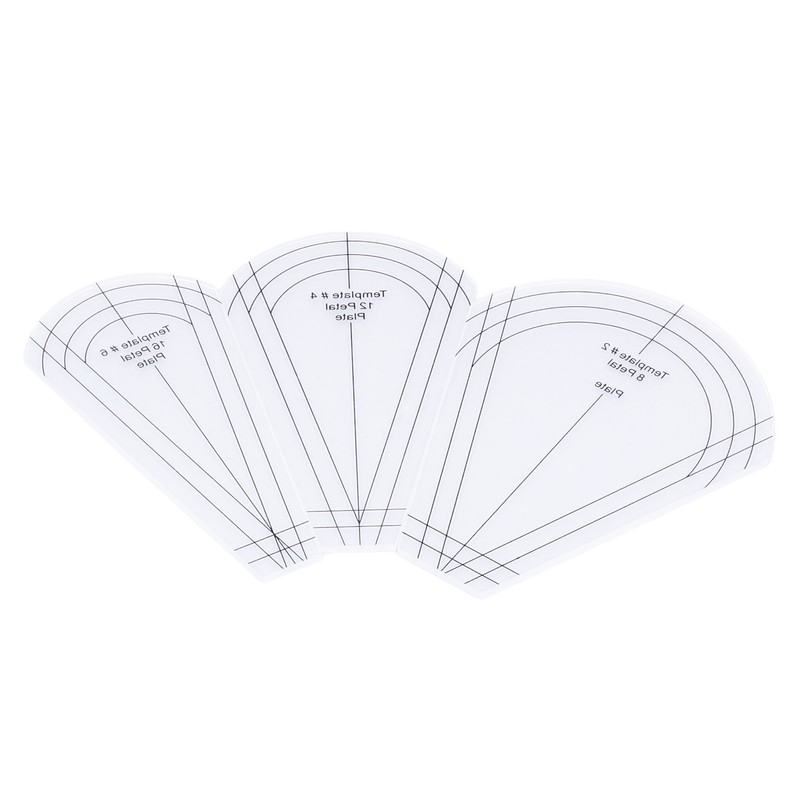 Quilting Rulers Shaped Patch Work Template Tool Ruler DIY Transparent
