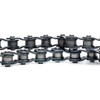 sourcing map Set of 12 Offset Half Link Roller 1/2