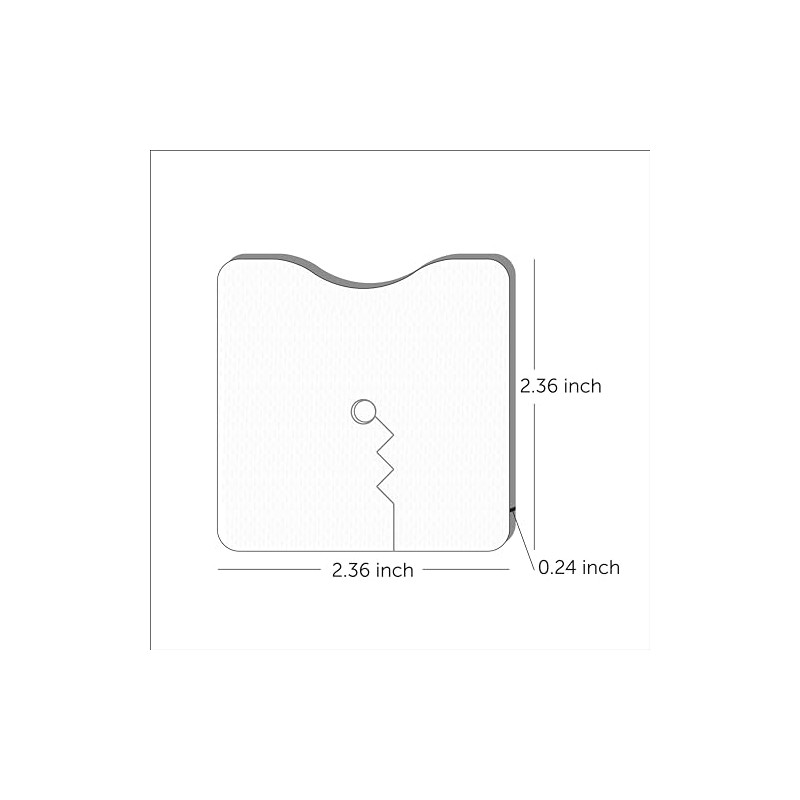 RCARE Thick Tracheostomy Dressing Pads, Nephrostomy - Soft and Breathable