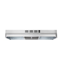 OVO OV-1011R 30 inch Under Cabinet Range 2 Speed Exhaust Fan, Rocker Switch, Stainless steel Kichen, Ducted and Ductless Convertible Vent Hood, 225 CFM