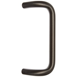 Rockwood BF157.314 Aluminum 90-Degree Offset Door Pull, 1" Diameter x 10" Center-to-Center, Through Bolt Mounting for 1-3/4" Door, Extra Dark Bronze Anodized Finish