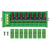 Screw Mount DC 5-32V 8 Channel Pluggable Side Wiring Terminal