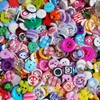 Chenkou Craft Random - 100 botones de plástico pequeños para