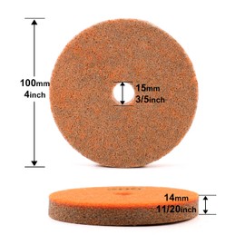 4 Inch Diamond Sponge Fiber Polishing Pads 7-Pcs/Lot for Granite Marble Artificial Stone Polishing Cleaning by YDROWN (4 Inch)