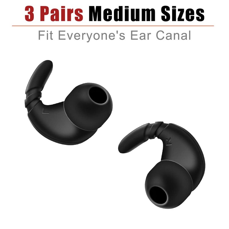 Luckvan Silicone Ear Hooks for Beats Flex Ear Tips Replacement