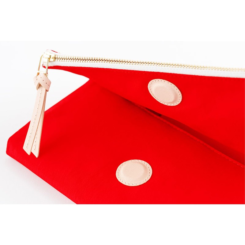 Hobonichi Techo 2025 Weeks Cover [Wallet-Size Planner Cover] Tragen (Red)