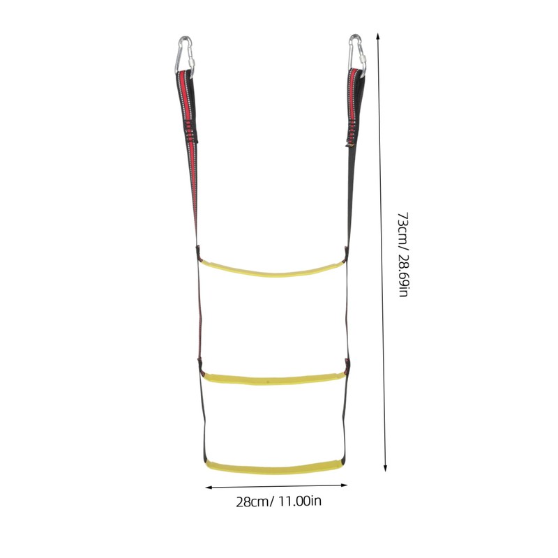 KICHOUSE Boat Accessory Marine Rope Ladder Heavy Duty Climbing Ladder