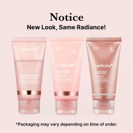 Medicube Mascarilla Nocturna Collagen Wrapping, Reafirma e Hidrata, 75 ml