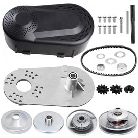 212CC Torque Converter Kit 30 Series 6.5 HP 3/4" Go Kart Mini Bike Clutch 10T 40/41 &12T 35 Chain Predator Driver Pulley Replacement Set for Manco Comet TAV2 Clutch Small Engine Drive Belt