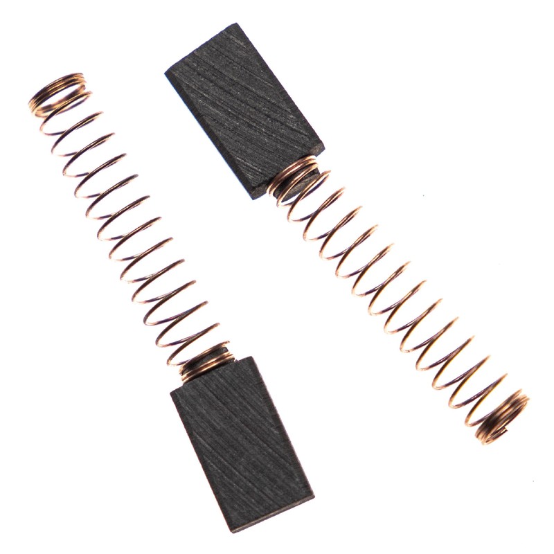 vhbw 2 x Carbon Brushes Motor Carbon Abrasive Carbon 15