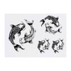 4 x 'Couple of Koi Fish' Temporary Tattoos - Water