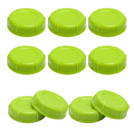 10pcs Storage Baby Bottle Caps, Travel Bottle Caps Storage Lids Replacement Baby Bottle Caps Storage Lids Seal Replacement Compatible with Lansinoh MAM Pigeon Bottles (Green)