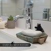 Pine Ridge Bear Soap Dish - Black Bear Outhouse Soap