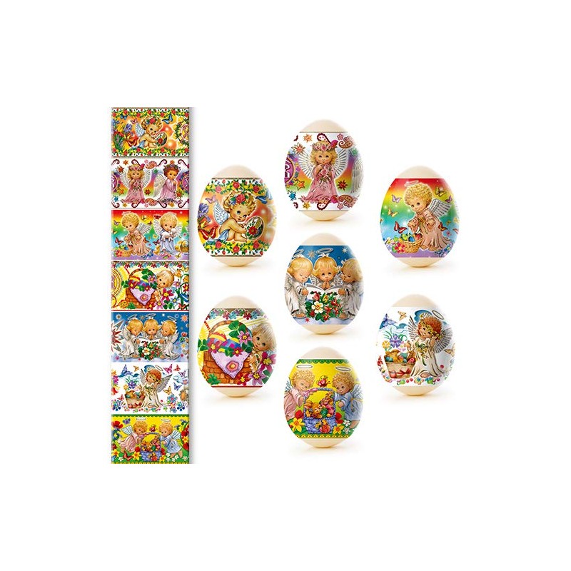 Lot 3 Ukrainian Thermo Heat Shrink Sleeve Decoration Easter Egg