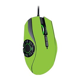 MightySkins Skin Compatible With Razer Naga Hex V2 Gaming Mouse - Solid Lime Green | Protective, Durable, and Unique Vinyl Decal wrap cover | Easy To Apply, Remove, and Change Styles | Made in the USA