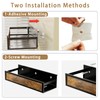 ROURANB Spice Rack Wall Mount 6 Pack, Space-Saving Seasoning Organizer,Screw