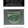 BlissLeather Oil, Cordovan, Genuine Leather Horseshoe-Shaped Coin Case (Interior: Tochigi