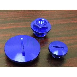 PCC Yamaha Engine Plugs set YZ 85 125 250 WRF WR250R YFZ XT SEROW BLUE I EP02