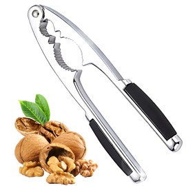 Nut Cracker for All Nuts with Heavy Duty Nutcracker Spring and Easy Chestnut Cracking, Comfort Handle for All Nuts, Walnuts and Chestnut, Christmas Table Accessory