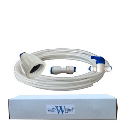American Fridge Freezer Plumbing Water Filter Connection Fitting Kit with 3/4" BSP connector for cold water connection