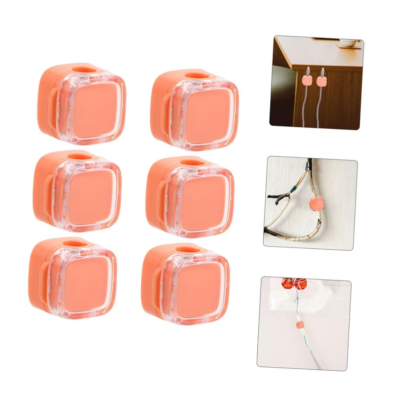 jojofuny Magnetic Wire Holder Desk Cable Clips Cable Organizer Clip