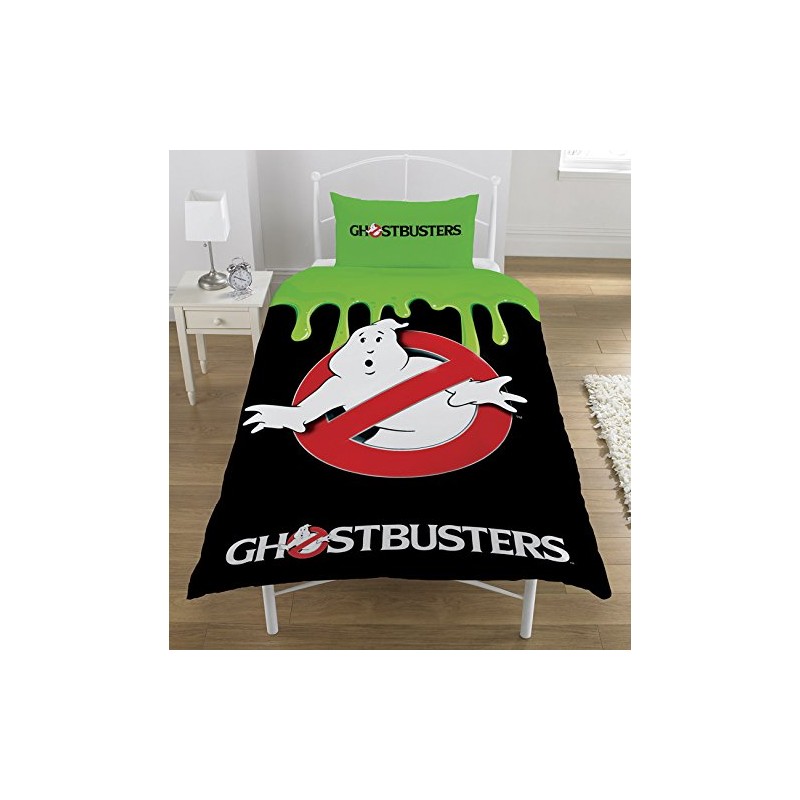Ghostbusters Classic (Glow n The Dark) Single Duvet Set, Polyester-Cotton,