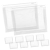 CIYODO 10pcs Travel Makeup Bags Transparent Toiletry Organizers for Efficient