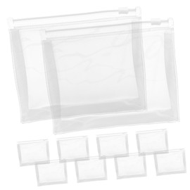 CIYODO 10pcs Travel Makeup Bags Transparent Toiletry Organizers for Efficient Storage for Wet Dry Separation for Travel Essentials and Bathroom Organization