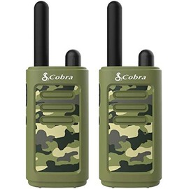 Cobra HE150 G - Kid Friendly Walkie Talkies - 16-Mile Range, 2 Channels Two-Way Radio Set, Green, (2-Pack)