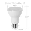 6-Pack BR20 Led Bulbs,5000k Daylight,525lm,7w 50w Equivalent,Dimmable, AC120V, UL-Listed and