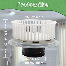 CLLOMAGY - 0696B000 Conjunto de motor para ventilador NuTone QT100 y QT110 Series, reemplazo del motor para Nutone QT-110N-B QT-100L QT11...