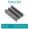 M6219 Sliding Shower Door Bottom Track(Grey) (Top-Hung Shower Door Track),