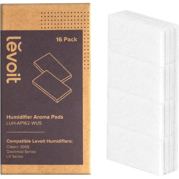 LEVOIT LUH-AP162-WUK Aroma-Pads, Cotton
