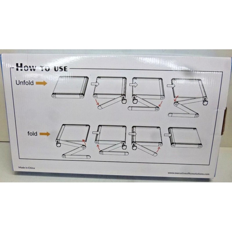 Executive Office Solutions NEW Executive Office Solutions Adjustable Aluminum Laptop