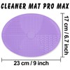 Makeup Brush Cleaner Mat Silicone Brush Cleaning Mat Big Size