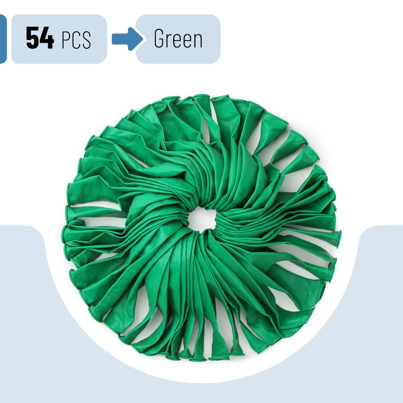 Mr. Pen- Balloons, 12 Inch, 54 Pack, Green, Party Balloons